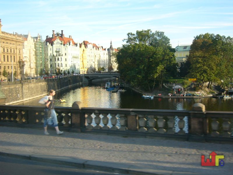 Blick auf die Moldau